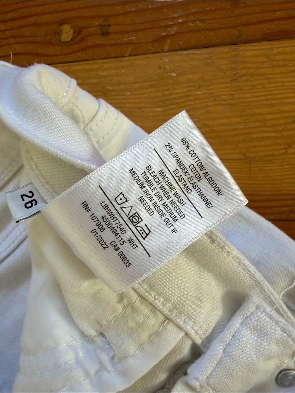 Hudson Noa White Denim Straight Leg High Rise Ankle Jeans 26 - Picture 4 of 7